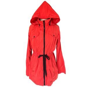 Andrew Marc, Marc New York raincoat / windbreaker. Hood, zip up, tech rain XL